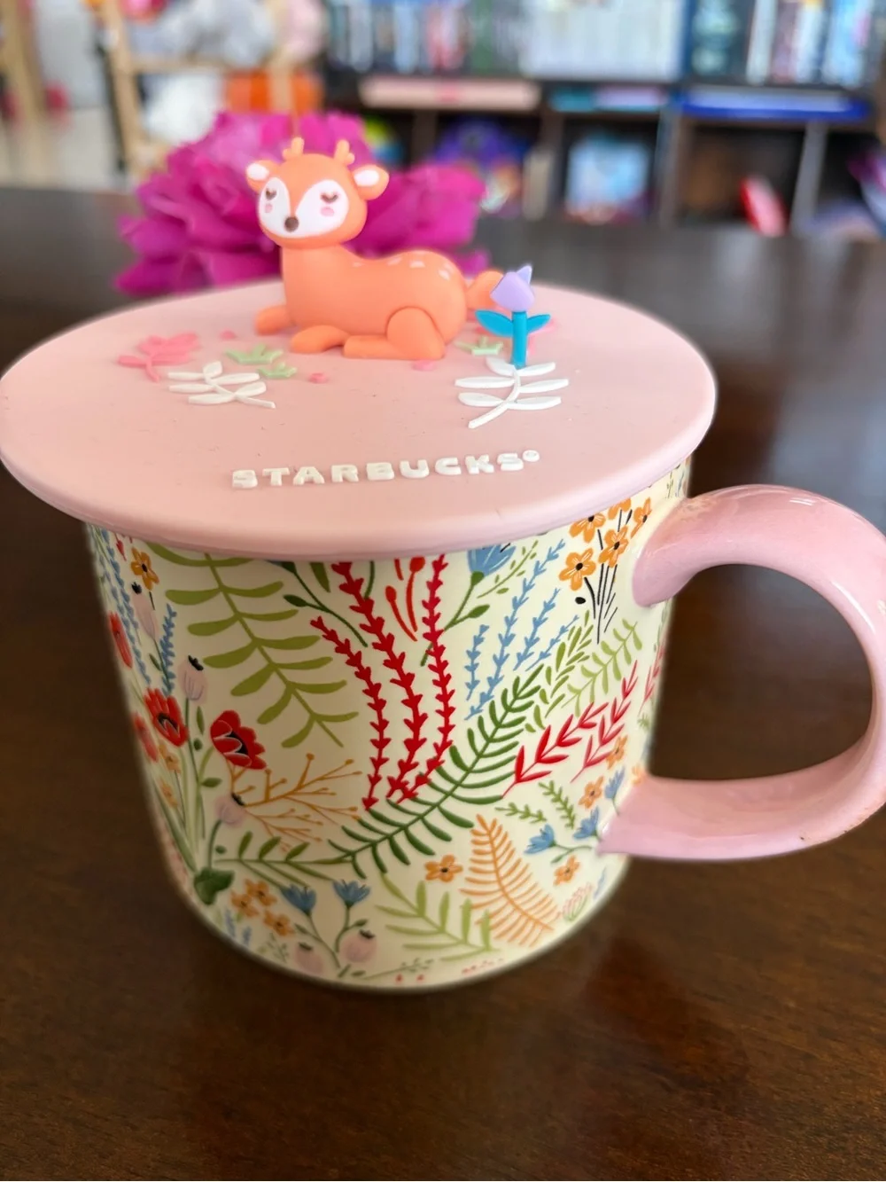 Starbucks Orange Deer Lid